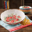 Vintage Floral 5-Piece Bowl Set