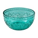 Glass Cereal Bowl, Teal