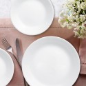 Winter Frost White 16-piece Mugless Dinnerware Set, Service for 4