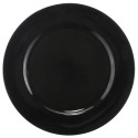 12 Pack Black Charger Plate