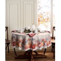 Pumpkin Engineered Tablecloth, 60