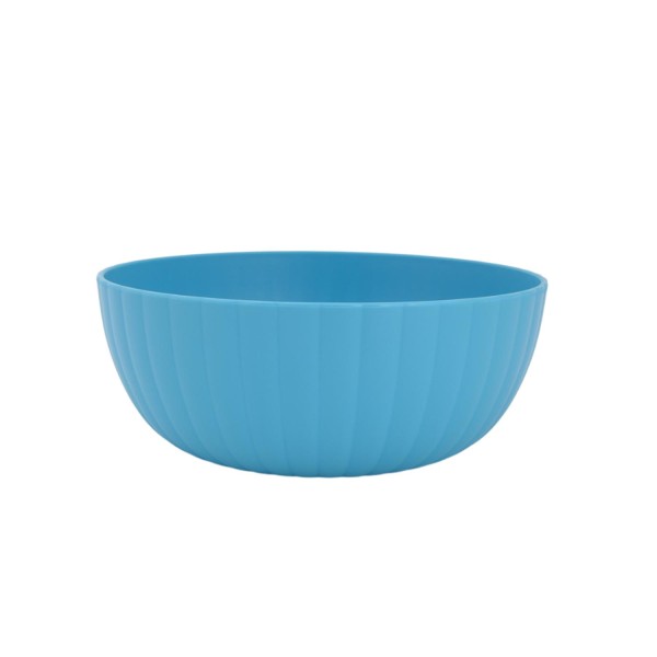 Blue Round Plastic Bowl, 38-Ounce