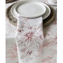 Glistening Poinsettias Table Linens Collection