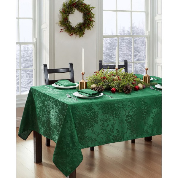 Jacquard Holiday Tablecloth - 60