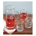 Holiday Gold Double Old Fashioned 4-piece Glass Set