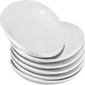 Plates Set Of 6 Elegant Matte 11