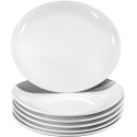 Plates Set Of 6 Elegant Matte 11