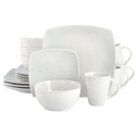 16-Piece Dinnerware Set - Stone Gray