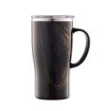 Black Insulated Car Coffee Mug, 20 oz