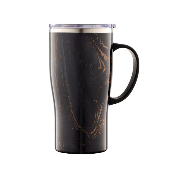 Black Insulated Car Coffee Mug, 20 oz