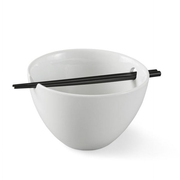 White Porcelain Noodle Bowl