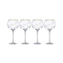 Holiday Gold 4-piece Balloon Glass Set